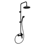 Sprchová souprava + sprchová baterie 38062, černá SET042/38.5