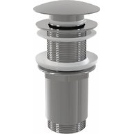 Výpust umyvadlová Alcadrain chrom CLICK/CLACK 5/4" celokovová bez přepadu, velká zátka A395