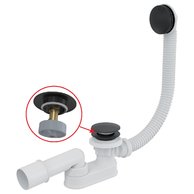 Sifon vanový Alcadrain černá-mat, CLICK/CLACK A507BLACK