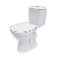 WC mísa Cersanit President 147 kombi bílá 010 zadní odpad nádržka 3/6 sedátko President II polypropylén, K08-028