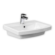 Umyvadlo Cersanit Easy 60 nábytkové, s otvorem, s přepadem, bílá, K102-014