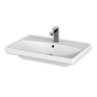 Umyvadlo Cersanit City 70 nábytkové, s otvorem, s přepadem, bílá, K35-007