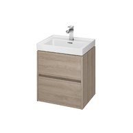 Crea 50 dub skříňka pod umyvadlo s umyvadlem Crea