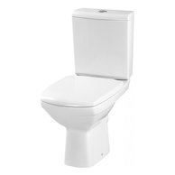 WC mísa Cersanit Carina 482 kombi bílá 010 zadní odpad Clean On nádržka 3/5 sedátko duroplast soft close, K31-044
