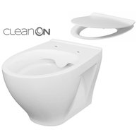 Moduo mísa závěsná set 934 Clean On se sedátkem slim duroplast antibakteriální soft close easy off tlačítko K701-147