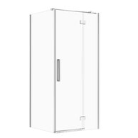 Sprchový kout Cersanit Crea 90x80x200 obdélníkový chrom s panty pravý, set C88, S601-292