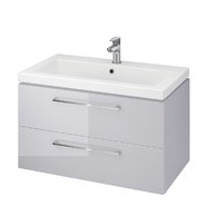 Skříňka Cersanit Lara 80 s umyvadlem Como šedá set 967 DSM, S801-214-DSM