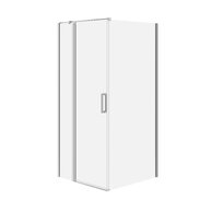 Sprchový kout Cersanit Moduo 90x80x195 obdélníkový chrom s panty levý, set C106, S601-306