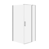 Sprchový kout Cersanit Moduo 90x80x195 obdélníkový chrom s panty pravý, set C107, S601-307