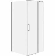 Sprchový kout Cersanit Moduo 90x90x195 čtvercový chrom s panty pravý, set B848, S601-213