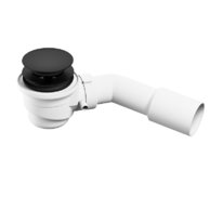 Sifon vanový Cersanit černý CLICK/CLACK, S904-008