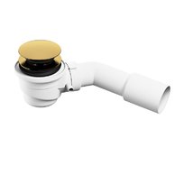 Sifon vanový Cersanit zlatý CLICK/CLACK, S904-009