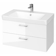 Skříňka Cersanit Lara Mille 80 s umyvadlem bílá set B348 DSM, S801-338-DSM