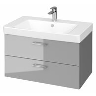 Skříňka Cersanit Lara Mille 80 s umyvadlem šedá set B350 DSM, S801-340-DSM