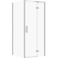 Sprchový kout Cersanit Larga 80x80x195 čtvercový chrom s panty pravý, set B849, S601-214