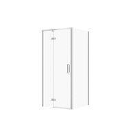 Sprchový kout Cersanit Larga 80x80x195 čtvercový chrom s panty levý, set B850, S601-215