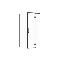 Sprchový kout Cersanit Larga 90x90x195 čtvercový černý s panty pravý, set B854, S601-219
