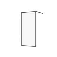 Sprchový kout Cersanit Larga walk-in100x200 černý, S932-139