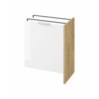 Skříňka Cersanit City 65 dub pro vestavnou pračku s dvířky, S584-037-DSM