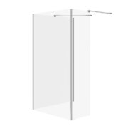 Sprchový kout Cersanit Mille 90x100x30x200 walk-in pevná stěna chrom set B798, S601-185