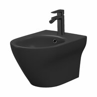 Bidet Cersanit Larga závěsný oválný antracit, K677-041