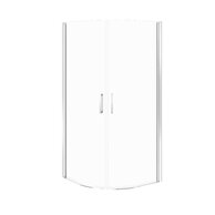 Sprchový kout Cersanit Moduo čtvrtkruhový 90x90x195 R55 s panty u zdi, S162-017