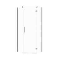Sprchový kout Cersanit Jota 80x80x195 čiré sklo chrom pravý, S160-009