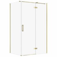 Sprchový kout Cersanit Jota 90x120x195 čiré sklo zlatý pravý, S160-029