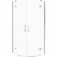 Sprchový kout Cersanit Jota 90x90x195 čiré sklo chrom, S160-037