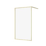 Sprchový kout Cersanit Larga walk-in 120x200 matný zlatý, S164-074