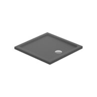 Sprchová vanička Cersanit Tako 80x80x4 šedá matná čtvercová, S204-040