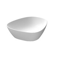 Umyvadlo Cersanit Kontra 38 na desku bílé nepravidelné, K682-007