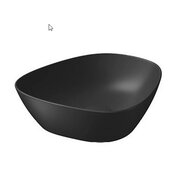 Umyvadlo Cersanit Kontra 38 na desku antracit mat nepravidelné, K682-021