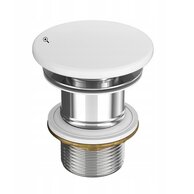 Výpust umyvadlová Cersanit Kontra keramická bílá pro umyvadla bez přepadu, K11-2381