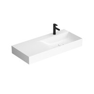 Umyvadlo Cersanit Kontra 100 závěsné bílé s odkládacím prostorem vpravo, K682-046