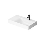 Umyvadlo Cersanit Kontra 80 závěsné bílé s odkládacím prostorem vlevo, K682-045