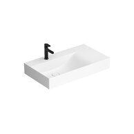 Umyvadlo Cersanit Kontra 80 závěsné bílé s odkládacím prostorem vpravo, K682-044