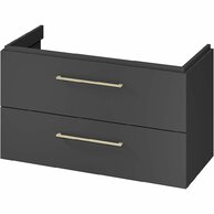 Skříňka Cersanit Larga 100 pod umyvadlo antracitová, S164-038