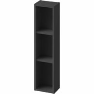 Skříňka Cersanit Larga 20 doplňková závěsná horní otevřená antracitová, S164-042