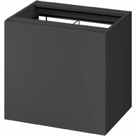Skříňka Cersanit Larga 60 doplňková s košem na prádlo antracitová, S164-045