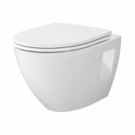 WC mísa Cersanit Moduo Plus závěsná bílá oválná sedátko slim duroplast soft close easy off set C458, S701-970