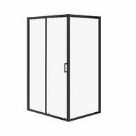 Sprchový kout Cersanit Arteco 120x900x190 posuvný, černý, S913-018