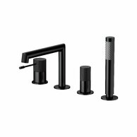 Baterie Cersanit Zen vanová/sprchová nástěnná termostatická černá, S951-568