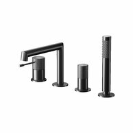 Baterie Cersanit Zen vanová víceotvorová černá gun metal, S951-793