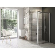 Sprchový kout Ravak Blix BLDP2/BLPS 100x100 rohový, satin/transparent