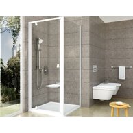 Pevná stěna Ravak Pivot PPS 90, bílá/transparent, 90G70100Z1