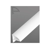 Krycí lišta Ravak v délce 2000/6 mm, bílá, XB442000001