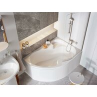 Vana Ravak Rosa I 140x105 rohová, bílá, pravá, CV01000000