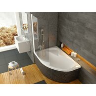 Vana Ravak Rosa II 160x105 rohová, bílá, levá, CM21000000