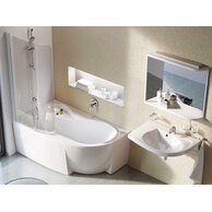 Vana Ravak Rosa 95 150x95 rohová, bílá, levá, C551000000